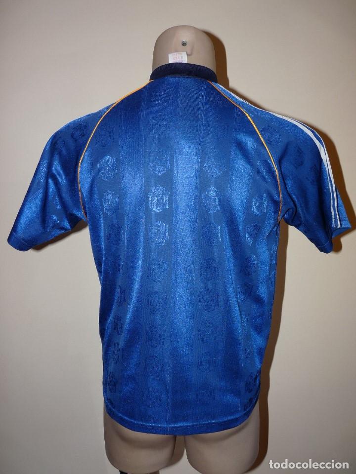 camiseta selección españa adidas azul - Comprar Camisetas de Fútbol en todocoleccion - 189676245
