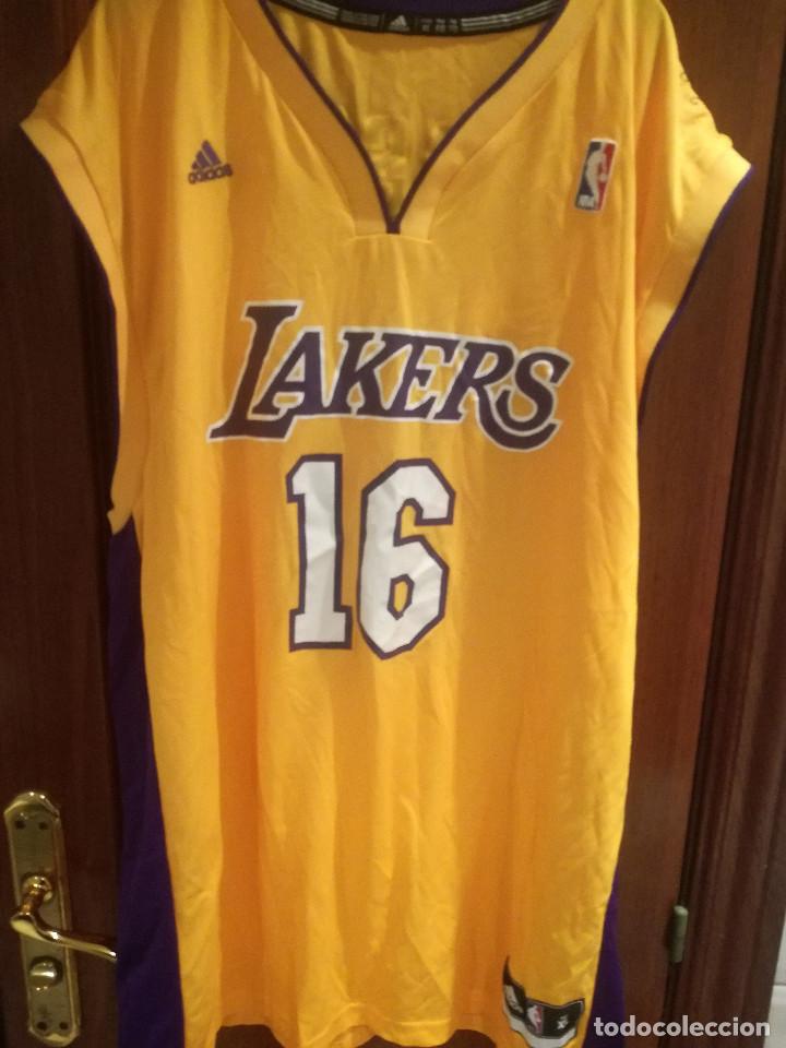 camiseta basket lakers