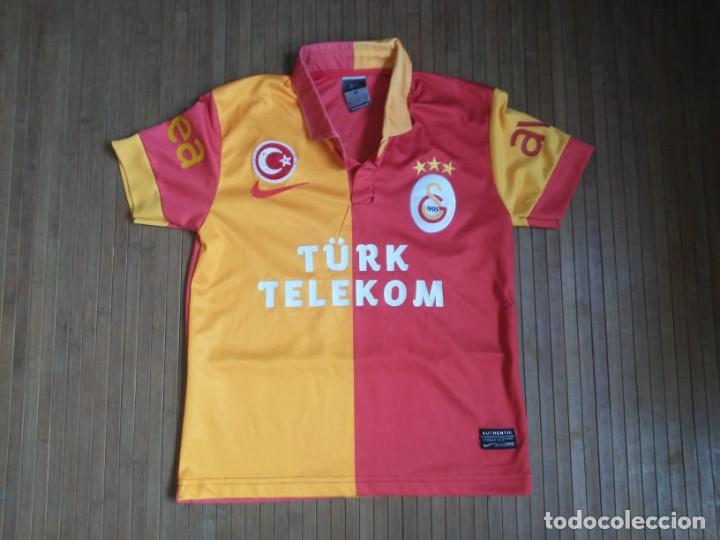 Collezionismo sportivo: Camiseta de futbol infantil T&uuml;rk Telekom Galatasaray &Uuml;lker Defectuosa