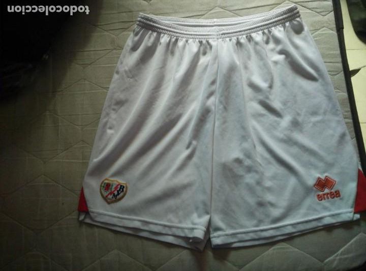 Coleccionismo deportivo: Original | Pantalon corto de Futbol | Talla L | Rayo Vallecano