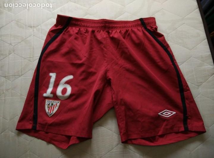 Colecionismo desportivo: Original | Pantalon corto de Futbol | Talla L | Athletic Club de Bilbao - 16 (Gurpegui)