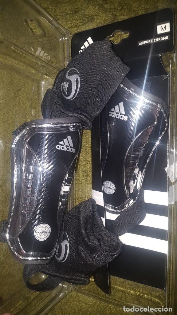 Coleccionismo deportivo: ESPINILLERAS FUTBOL- ADIDAS