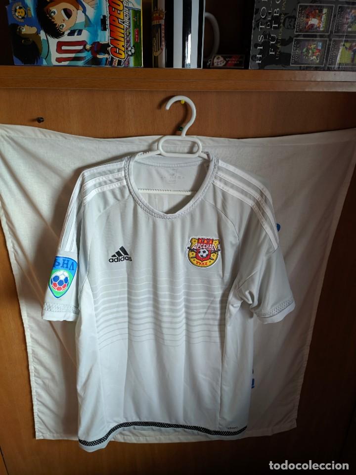 Colecionismo desportivo: ORIGINAL | FUTBOL | TALLA L | CAMISETA | Match Worn - Arsenal Tula - 4 Dmitriy Aydov
