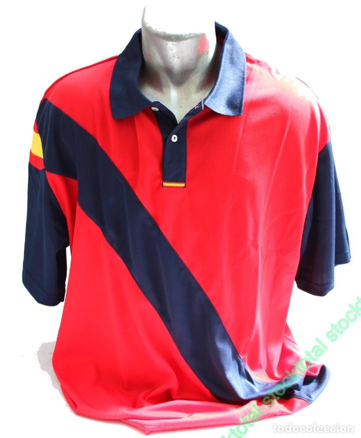 Collezionismo sportivo: POLO ESPA&Ntilde;A COLECCION CLUB NAUTICO DRY FRESH POLIESTER TECNICO TALLA XXL