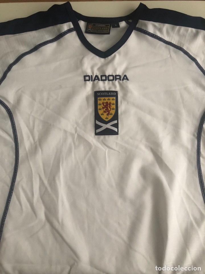 Coleccionismo deportivo: Camiseta Escocia Diadora 2003 Away T shirt Scotland