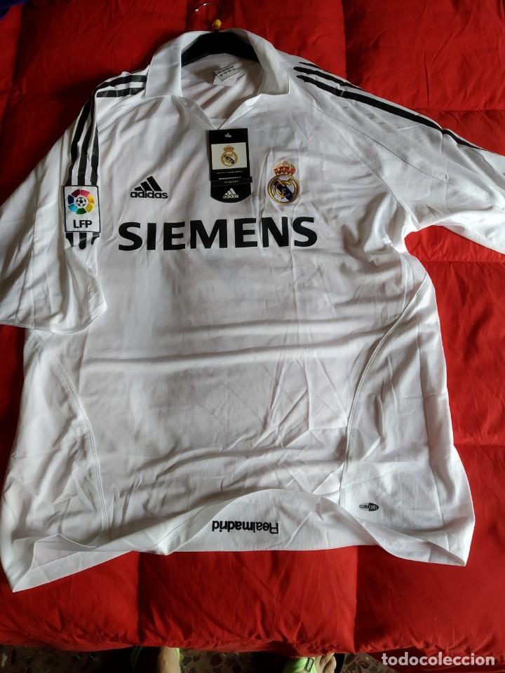 Collezionismo sportivo: (DIF&Iacute;CIL DE CONSEGUIR) CAMISETA ORIGINAL REAL MADRID SIEMENS ADIDAS RONALDO SIN ESTRENAR TALLA XL