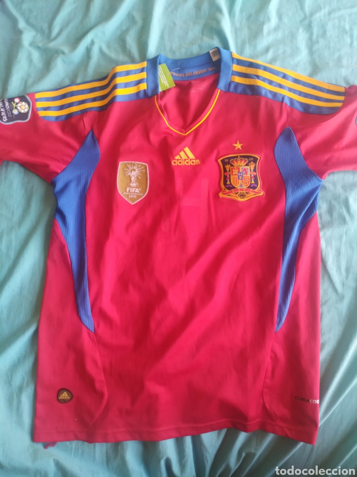 Sports collectibles: Camiseta Adidas Selecci&oacute;n Espa&ntilde;ola Espa&ntilde;a Fase de cualificaci&oacute;n 2012
