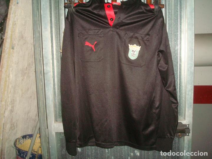 Collezionismo sportivo: CAMISETA DE ARBITRO PUMA FAF FEDERACION ANDALUZA DE FUTBOL NEGRA MANGA LARGA