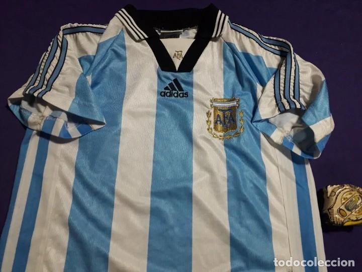camiseta seleccion argentina 98 orig adidas con - Compra venta