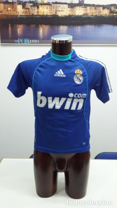 Colecionismo desportivo: CAMISETA DEL REAL MADRID. RONALDO DORSAL 9. TALLA 176 PEQUE&Ntilde;A. TDKDEP24