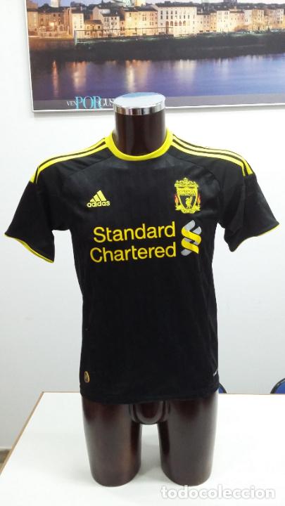 Colecionismo desportivo: CAMISETA DEL LIVERPOOL. TALLA 164. SEGUNDA EQUIPACION. SIN DORSAL. TDKDEP20
