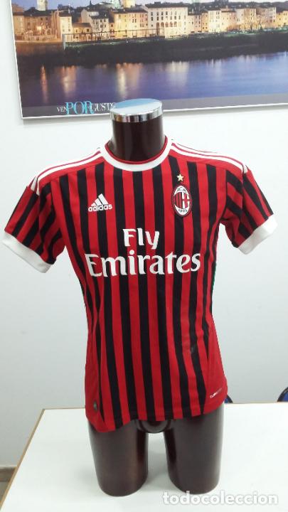 Collezionismo sportivo: CAMISETA DEL A.C. MILAN. DORSAL 7 PATO. TALLA 176. TDKDEP20