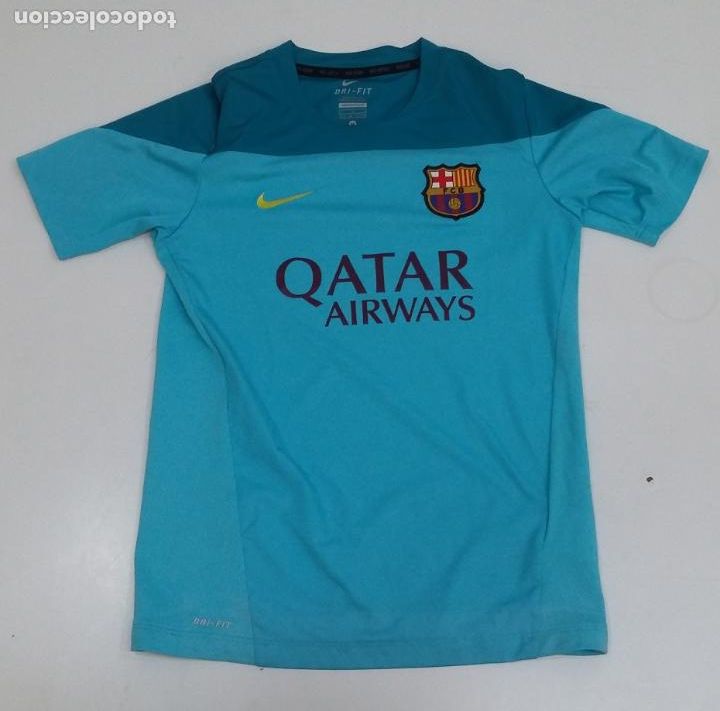 Colecionismo desportivo: CAMISETA DEL F.C. BARCELONA. BARSA. TALLA M. SEGUNDA EQUIPACION. SIN DORSAL. TDKDEP19