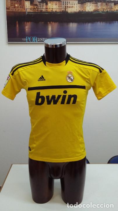 Colecionismo desportivo: CAMISETA DEL REAL MADRID. AMARILLA. TALLA 152. ADIDAS. SIN DORSA. TDKDEP19