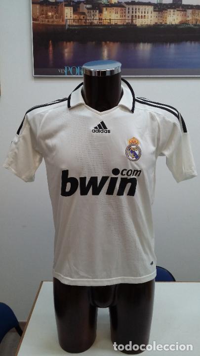 Colecionismo desportivo: CAMISETA DEL REAL MADRID. TALLA 164. SIN DORSAL. ADIDAS BWIN. TDKDEP19
