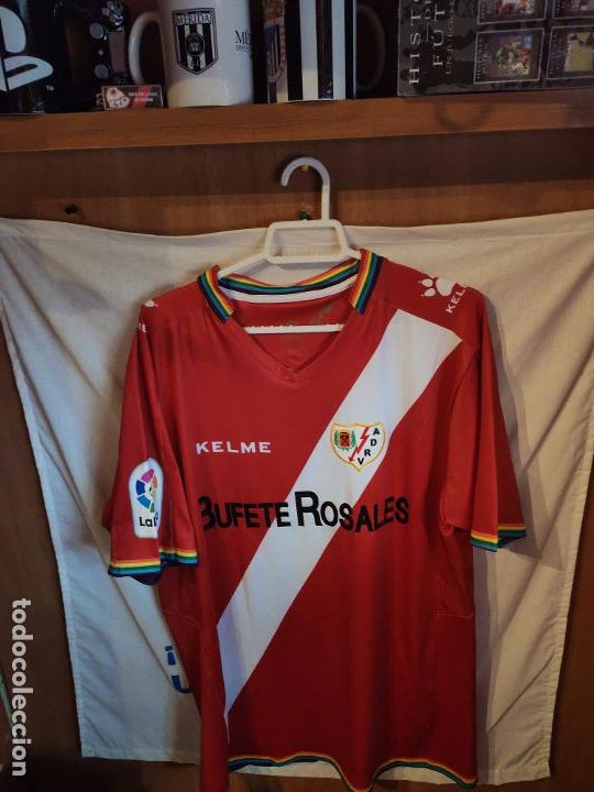 Coleccionismo deportivo: Original | Camiseta de Futbol | Talla XL | Rayo Vallecano - 15 Abdoulaye Ba - match worn