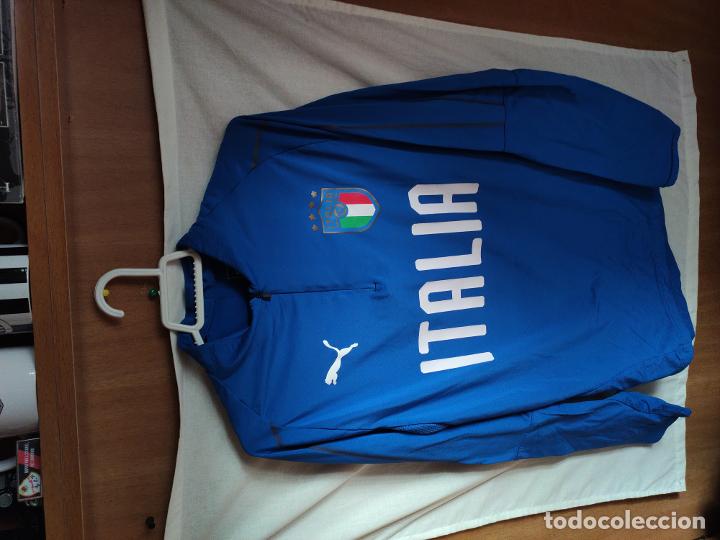 Original Camiseta de Futbol Talla S Sudadera de la seleccion de Italia