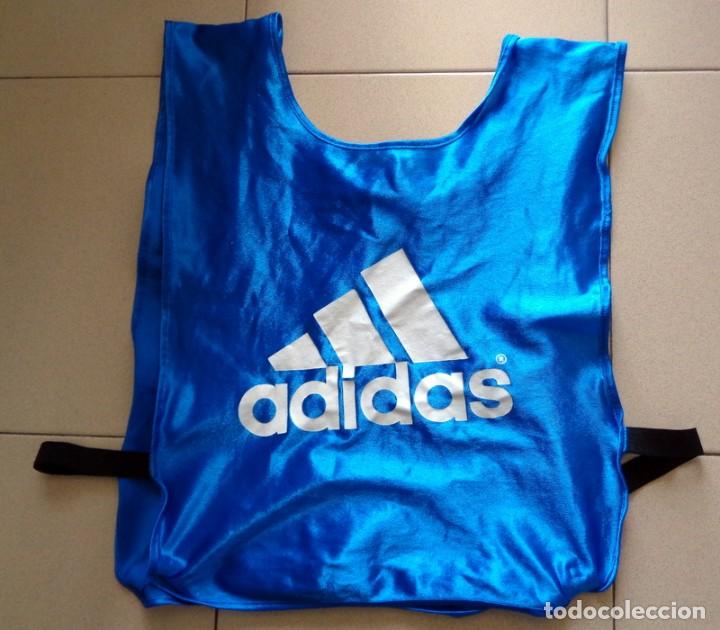 Colecionismo desportivo: PETO ENTRENAMIENTO F&Uacute;TBOL REAL ZARAGOZA A&Ntilde;OS 90 - ORIGINAL ADIDAS