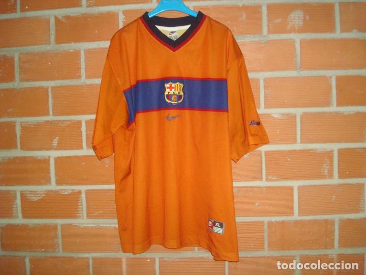 Intervenir Stevenson aguja barcelona camiseta nike naranja 1998 98 99 tall - Compra venta en  todocoleccion