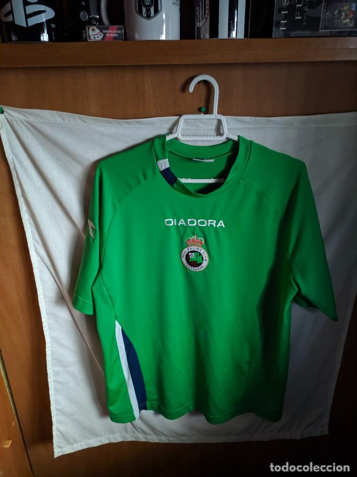 Sports collectibles: Original | Camiseta de Futbol | Talla L | Racing de Santander - Nando - player worn training