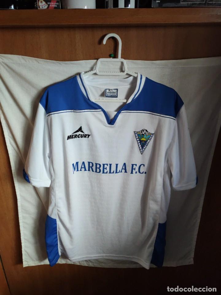 Coleccionismo deportivo: Original | Camiseta de Futbol | Talla XL | Marbella FC
