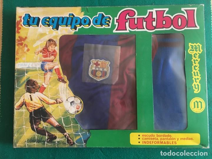 equipación futbol club barcelona niño años 80 c - Compra venta en  todocoleccion