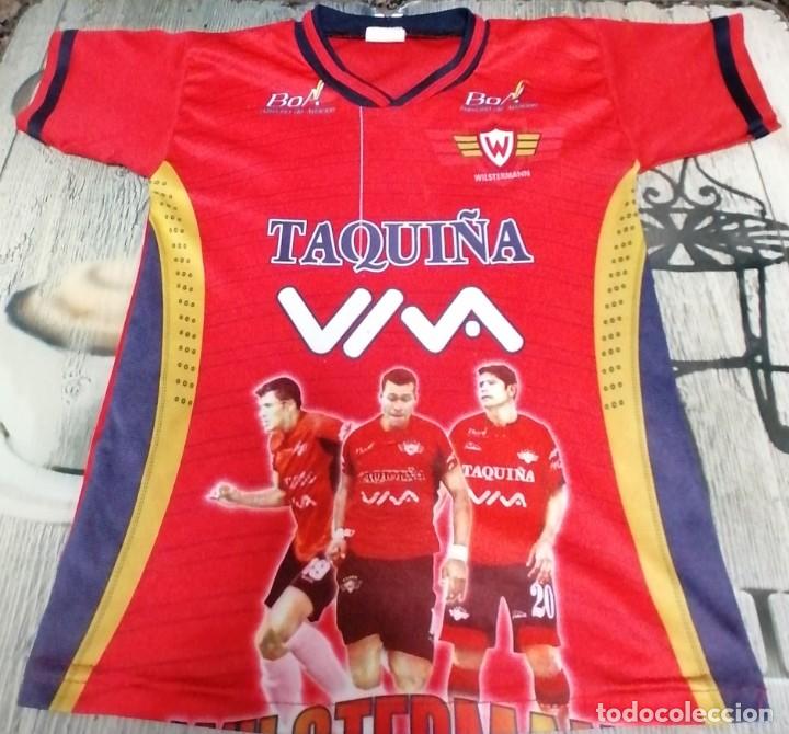 Collezionismo sportivo: CAMISETA INFANTIL DEL CLUB DEPORTIVO JORGE WILSTERMANN DE BOLIVIA (Talla 10) - Peso: 51 gramos -