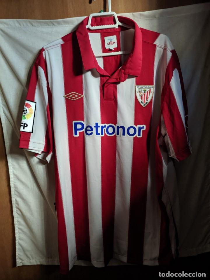 Colecionismo desportivo: Original | Camiseta de Futbol | Talla XL | Athletic Club de Bilbao - 9 Llorente - player issue worn