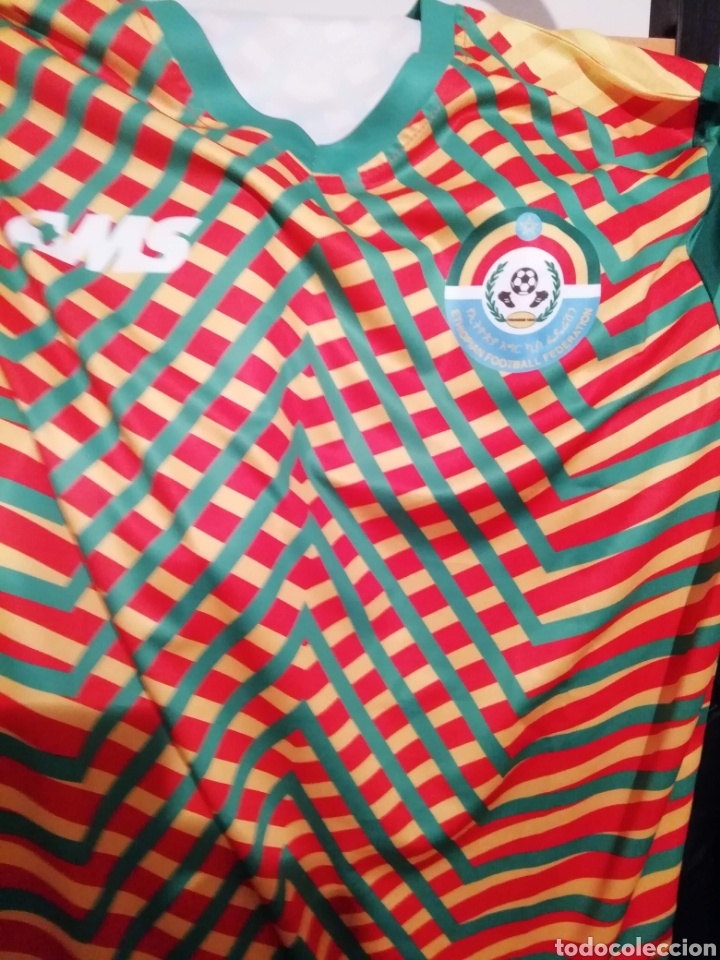 Collezionismo sportivo: Camiseta selecci&oacute;n Etiop&iacute;a. Talla L. Rara