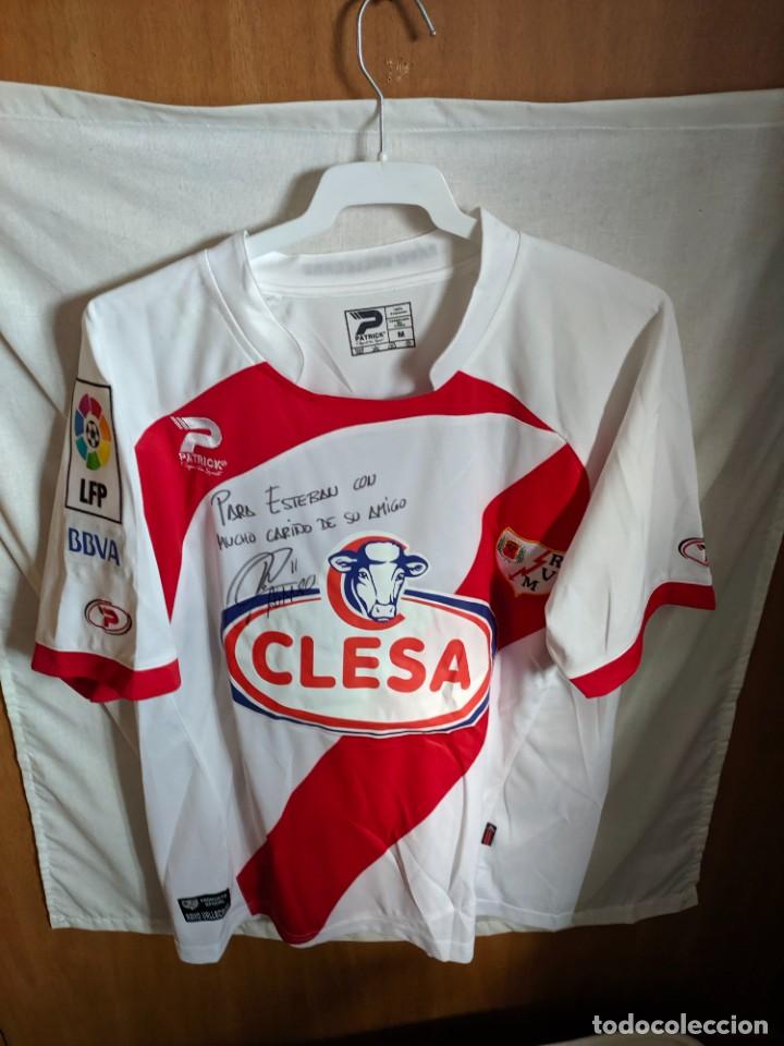 Colecionismo desportivo: Original | Camiseta de Futbol | Talla M | Rayo Vallecano - 11 David Aganzo - match worn