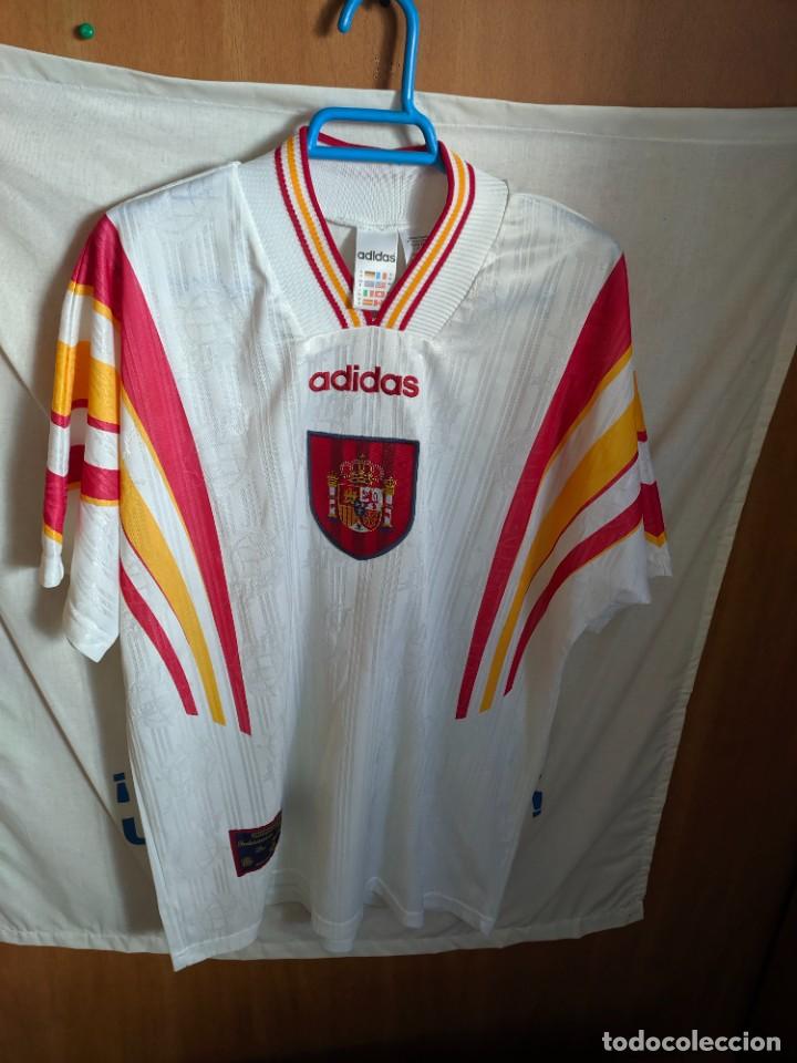 Collezionismo sportivo: Original | Camiseta de Futbol | Talla M | Seleccion de Espa&ntilde;a - de los a&ntilde;os 90