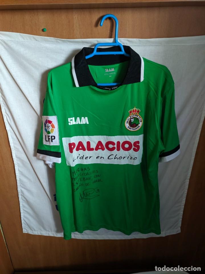 Coleccionismo deportivo: Original | Camiseta de Futbol | Talla M | Racing de Santander - 19 Marc Torrejon - match worn