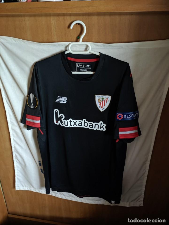 Colecionismo desportivo: Original | Camiseta de Futbol | Talla M | Athletic Club de Bilbao - 7 Be&ntilde;at - player issue worn uefa