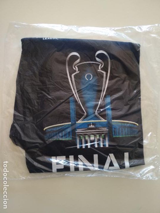Sports collectibles: CAMISETA FINAL CHAMPIONS LEAGUE 2015 BERLIN OLIMPIASTADION 6TH JUNE 6 DE JUNIO FC BARCELONA JUVENTUS