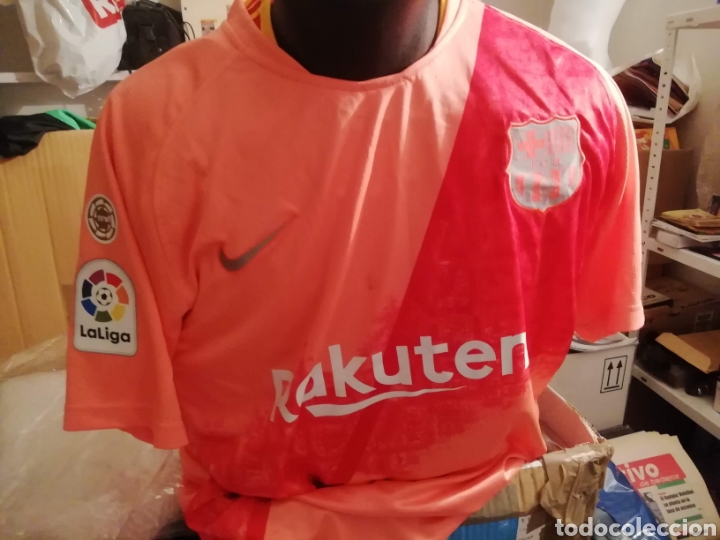 Collezionismo sportivo: Camiseta FC barcelona n&uacute;m 10 Messi. Talla L.