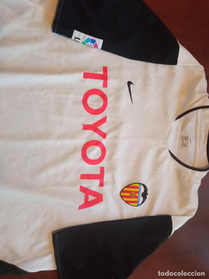 camiseta firmada plantilla. fútbol valencia cf - Compra venta en  todocoleccion