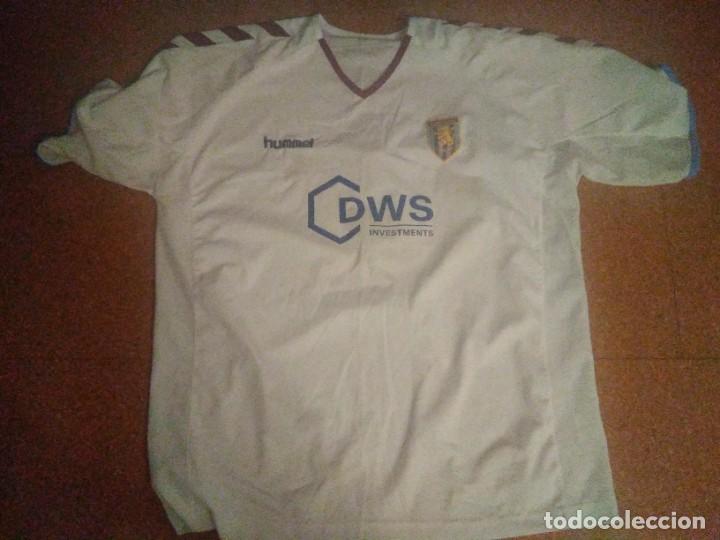 Colecionismo desportivo: Camiseta Aston Vila n&ordm; 4