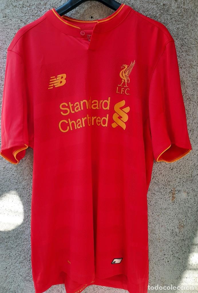 Coleccionismo deportivo: CAMISETA ORIGINAL LIVERPOOL. M. SALAH 11. TALLA L.