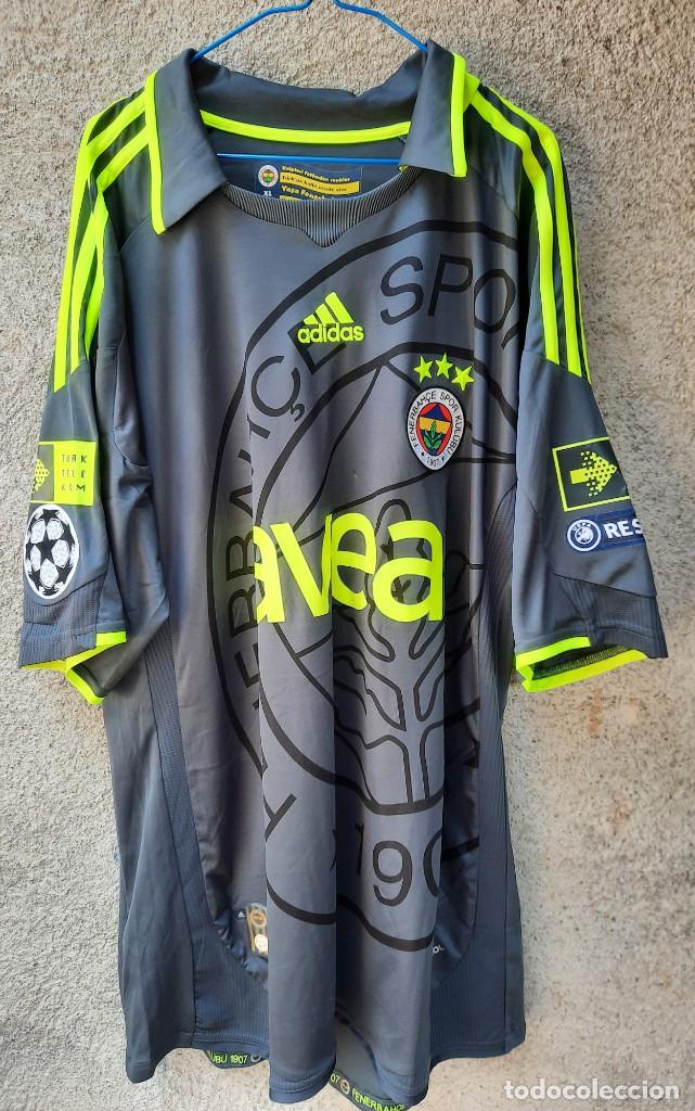 Coleccionismo deportivo: CAMISETA ORIGINAL CHAMPIONS FENERBAH&Ccedil;E, TURQUIA. ALEX 10. TALLA XL.