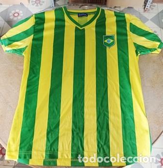 Colecionismo desportivo: CAMISETA DE FUTBOL DE BRASIL, DE LA MARCA MINSHENG. CAMISETA-02
