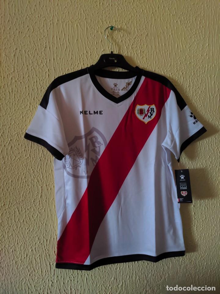 Sports collectibles: Nueva y Original | Camiseta de Futbol | Talla ni&ntilde;o 14 a&ntilde;os - XS adulto | Rayo Vallecano