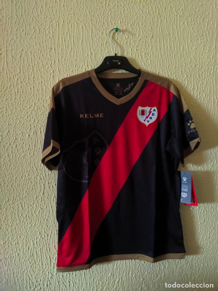 Sports collectibles: Nueva y Original | Camiseta de Futbol | Talla ni&ntilde;o 14 a&ntilde;os - XS adulto | Rayo Vallecano