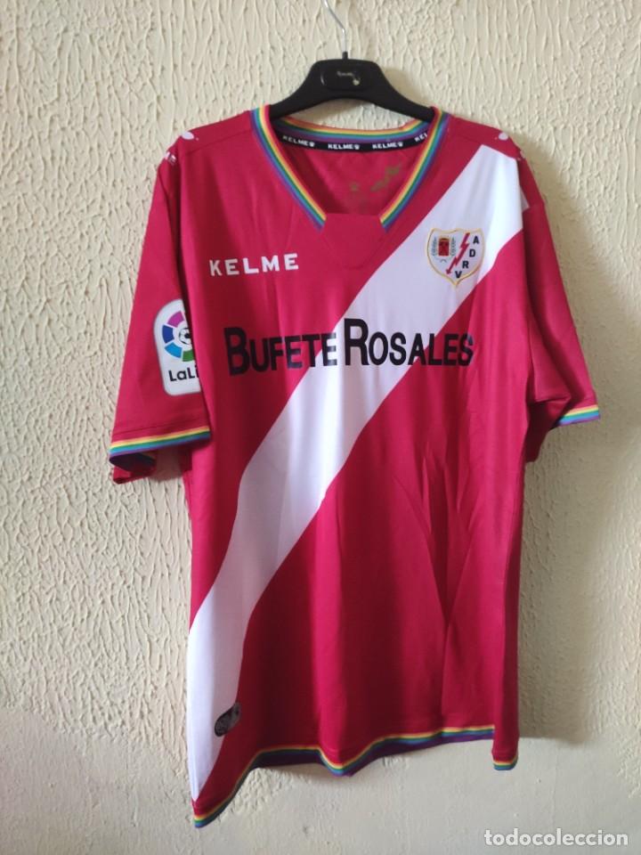 Colecionismo desportivo: Original | Camiseta de Futbol | Talla XL | Rayo Vallecano - dorsal 19 - match worn
