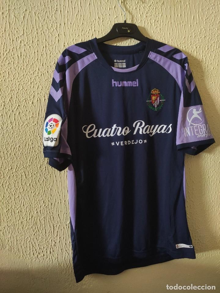 Colecionismo desportivo: Original | Camiseta de Futbol | Talla L | Real Valladolid - 12 Stiven Plaza - match worn