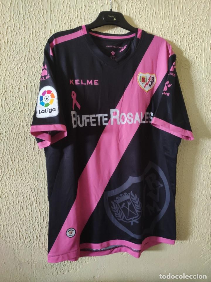Colecionismo desportivo: Original | Camiseta de Futbol | Talla L | Rayo Vallecano - dorsal 19 - match worn