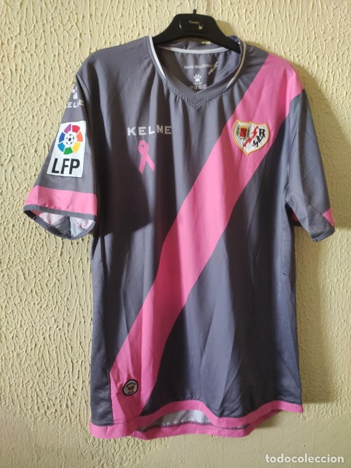 Colecionismo desportivo: Original | Camiseta de Futbol | Talla L | Rayo Vallecano - dorsal 18 - match worn
