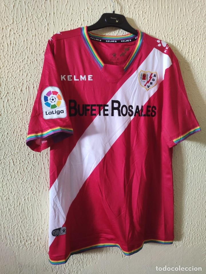 Colecionismo desportivo: Original | Camiseta de Futbol | Talla L | Rayo Vallecano - dorsal 18 - match worn