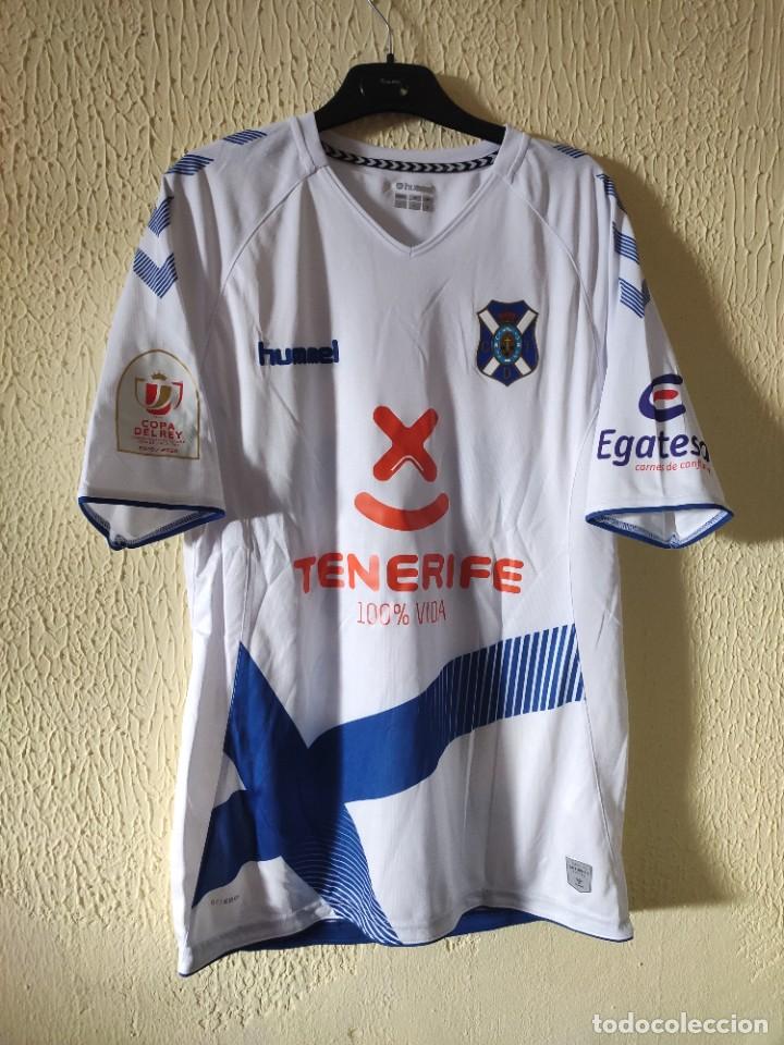 Sports collectibles: Original | Camiseta de Futbol | Talla L | CD Tenerife - 22 Malbasic - match worn copa del rey