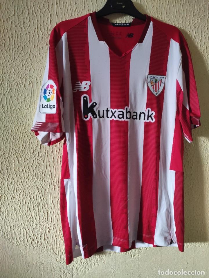 Colecionismo desportivo: Original | Camiseta de Futbol | Talla L | Athletic Club de Bilbao 24 Balenziaga match worn vs Celta