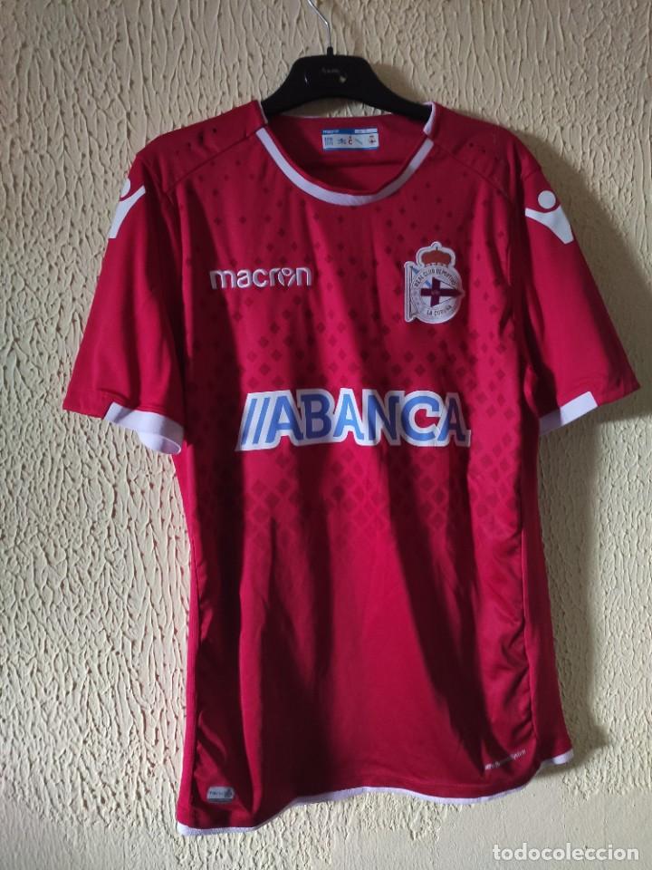Sports collectibles: Original | Camiseta de Futbol | Talla L | Deportivo de la Coru&ntilde;a - dorsal 14 - match worn